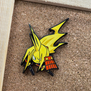 跨境热销日本动漫通灵王金属徽章 阿弥陀丸书包装饰胸针pins