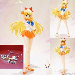 跨境日漫 美少女战士 水冰月 金星 木星 水星 土星 可动 盒装手办