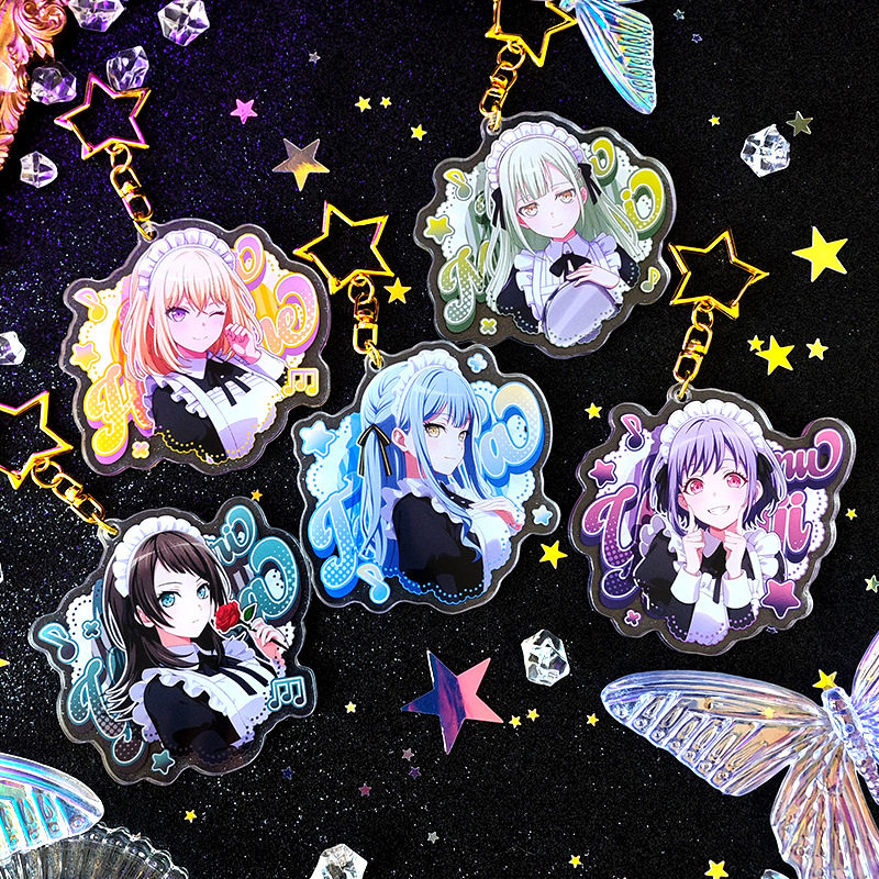 跨境BanG Dream Ave Mujica若叶睦八幡海铃丰川祥子挂件钥匙扣
