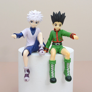 跨境全职猎人奇犽 小杰 库洛洛团长伊尔迷压泡面摆件模型手办盒装