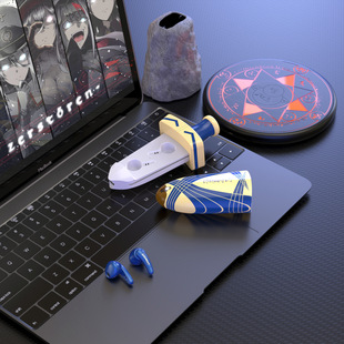 跨境热销fate正版授权圣杯之战动漫周边阿尔托莉雅头戴式蓝牙耳机