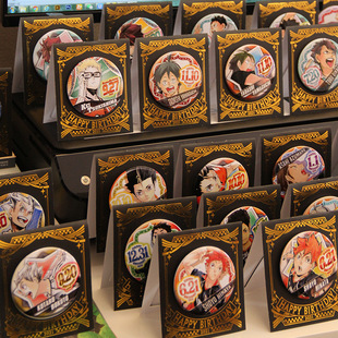 排球跨境同人少年生日吧唧jumpshop限定日向翔阳生日徽章胸章立牌