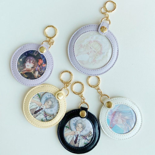 钥匙扣挂件吧唧保护套纳皮套