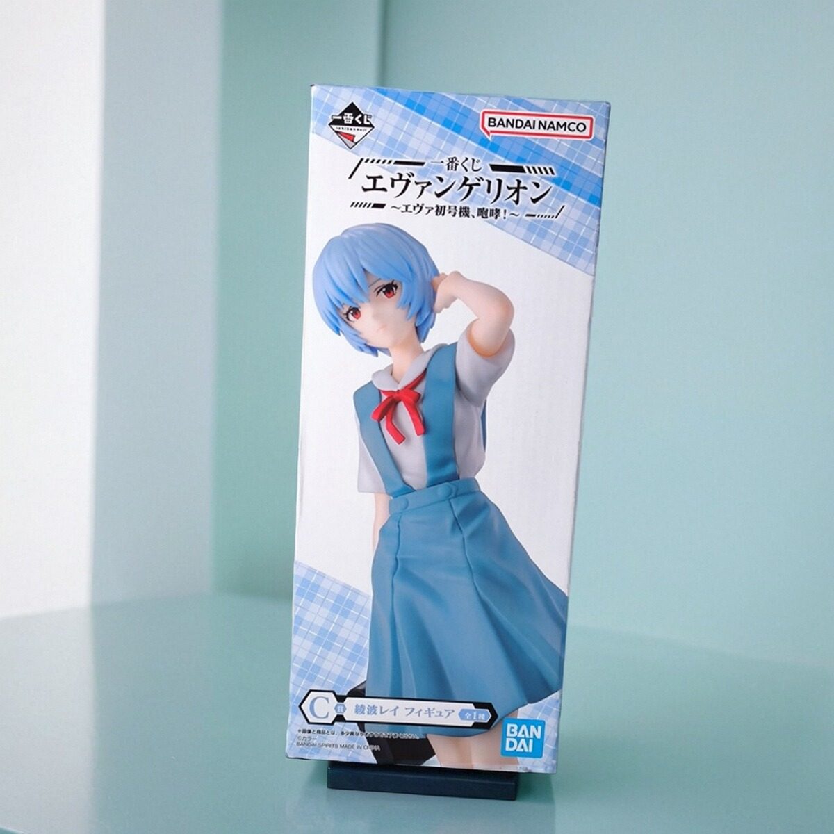 【现货】eva新世纪福音战士咆哮校服绫波丽手办 景品