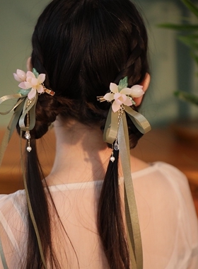 汉元素Lolita荷花边夹对夹