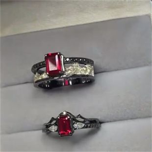 恋与深空石榴石秦彻100羁绊衍生戒指情侣对戒动漫游戏周边cos同人