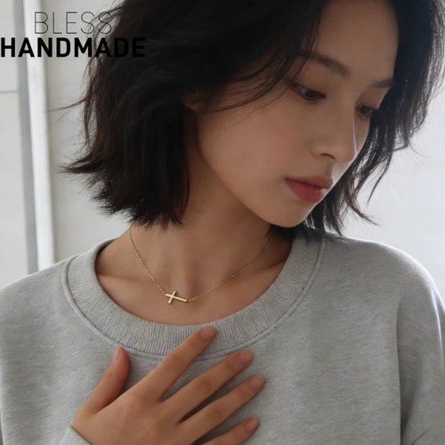 含金量5%平衡14KGF十字架项链