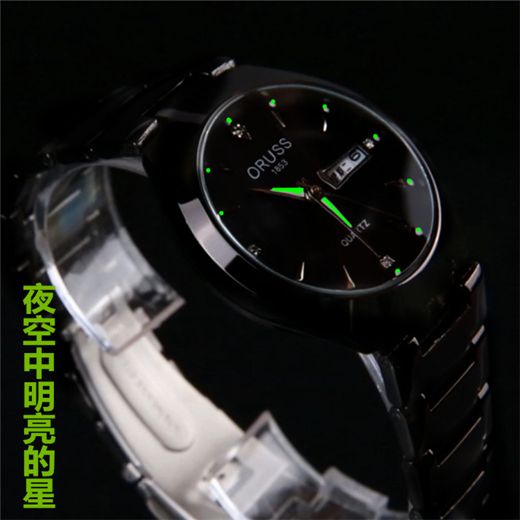 超薄男士真皮简约风全自动机械表