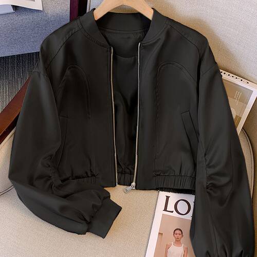 短款棒球服时尚洋气休闲女士上衣