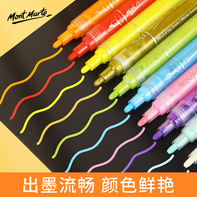 acrylic丙烯马克笔 montmarte acrylic marker肤色白色咕卡馬刻筆