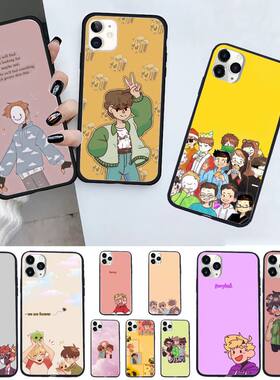 Dream Team Smp Anime Phone Case for iPhone 11 12 pro XS MAX