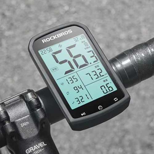 洛克兄弟自行车码表无限大屏GPS
