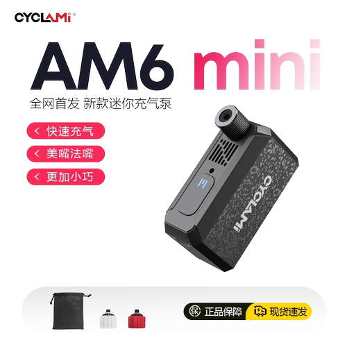 友骑AM6mini便携电动充气泵