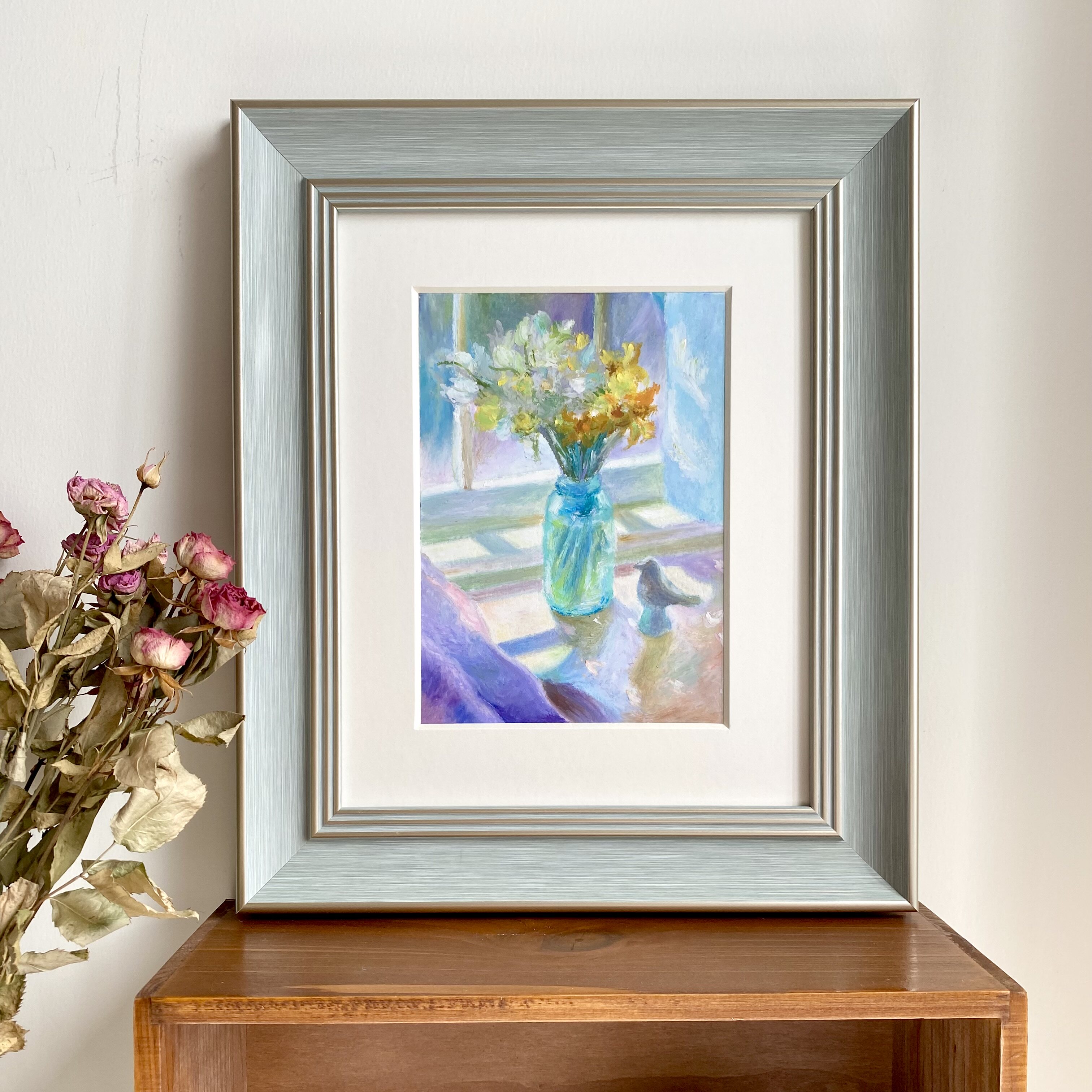 【纯手绘油画棒画】印象派花卉有现代装饰画