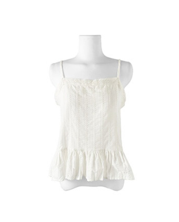 thumbnail for Unique SEI Korean Summer Vertical Stripe Ruffle Stitched Suspender Top Knitted Sunscreen Cardigan Casual Pants