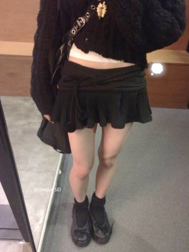 women's woolen pleated skirt - Taobao product photo 5