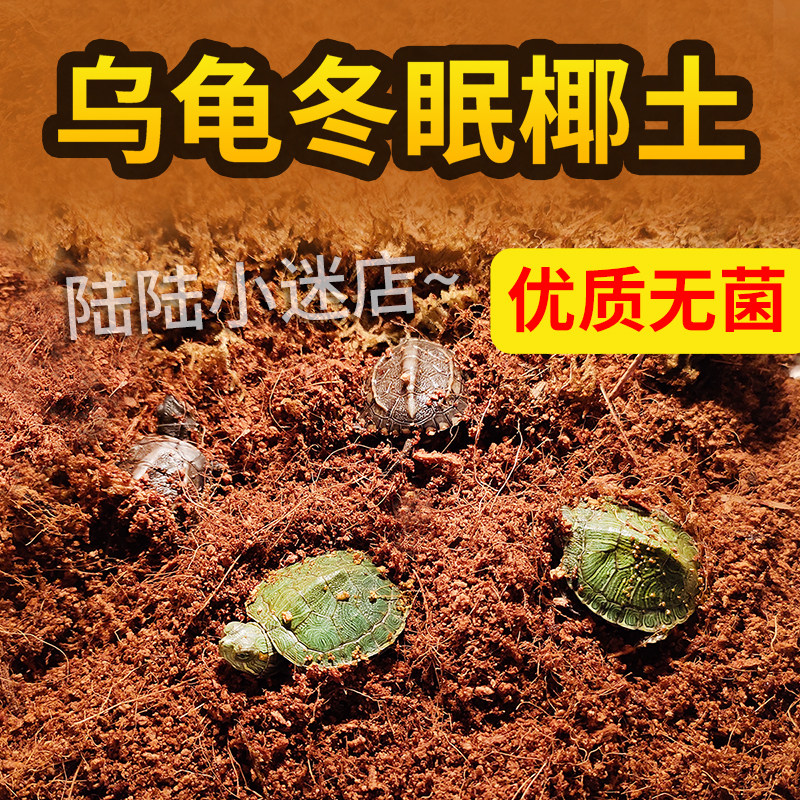 乌龟冬眠箱专用椰土过冬爬宠盒