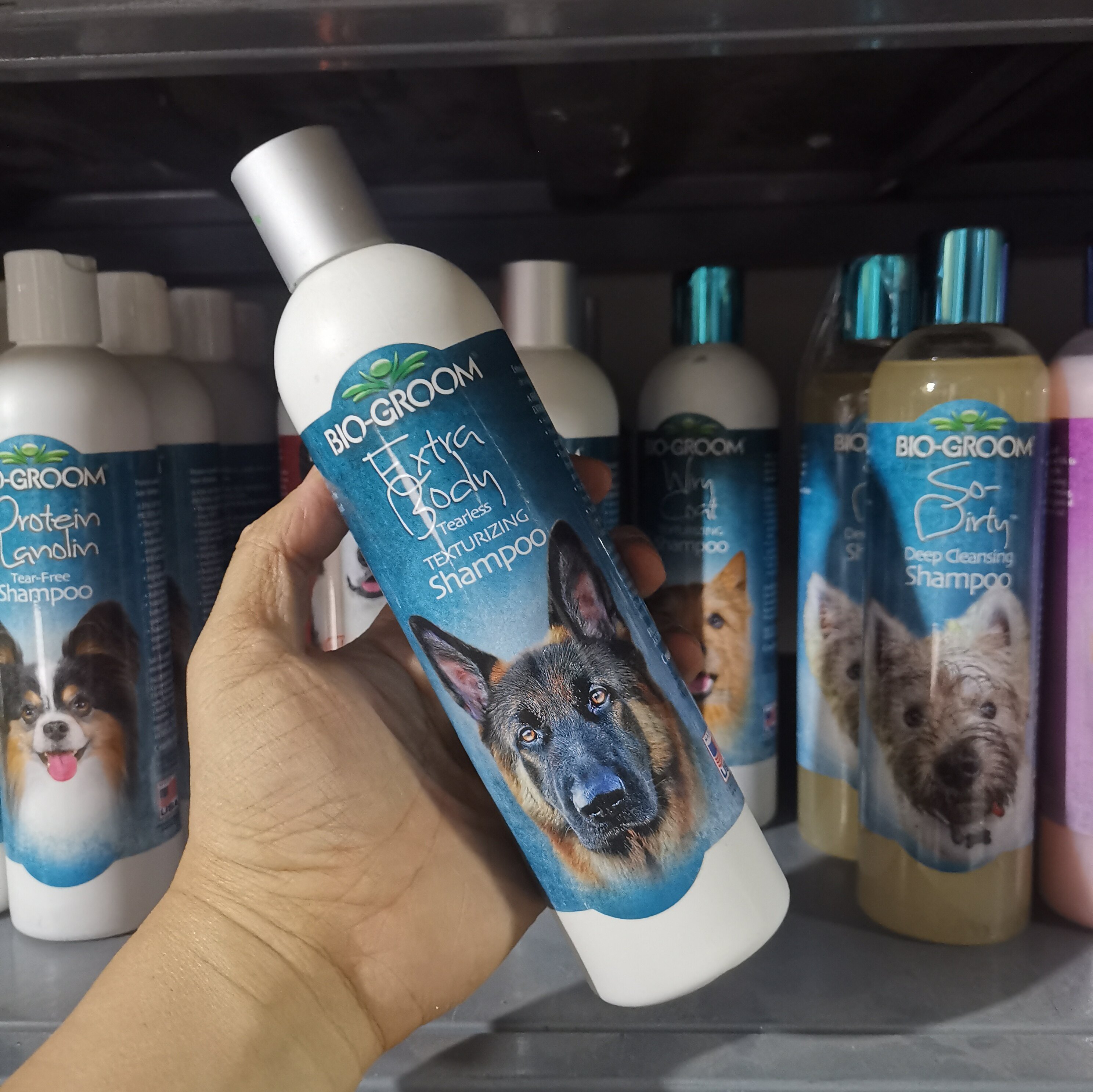 美国BIO碧艾欧狗狗沐浴露双层毛质柯基边牧德牧柴犬厚毛浴液无泪