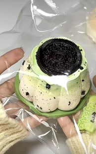 布丁捏捏乐水感爆浆小红书同款 解压玩具手工食品级硅胶超软高颜值