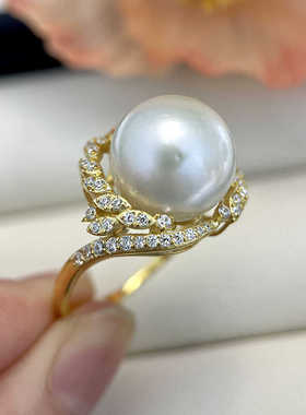 S925纯银大气新款精致DIY镶锆石