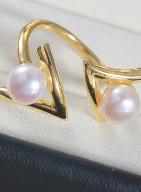 S925纯银开口设计DIY戒指空托