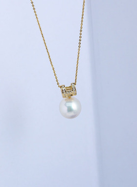 S925纯银新款精致通勤珍珠配件