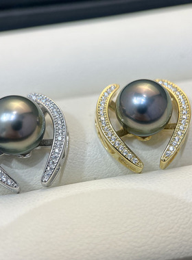 S925纯银轻奢气质精工珍珠吊坠