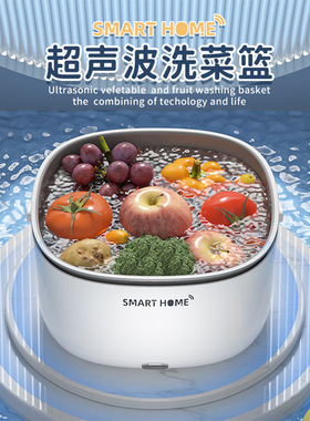 比超声波好用洗菜器净化器家用洗菜机食材自动去残留便携洗水果沥