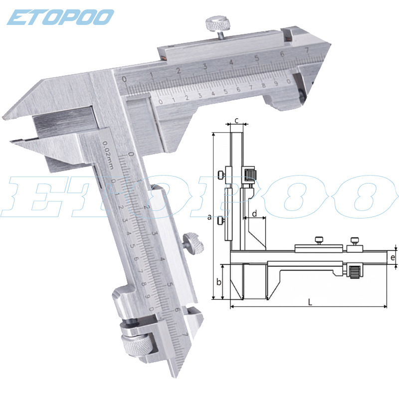 Etopoo荣誉出品 不锈钢整体 M1-26 齿厚游标卡尺 广陆 办公设备/耗材/相关服务 感光鼓芯 原图主图