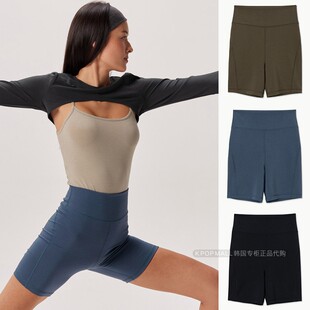 紧身纯色运动健身速干吸汗瑜伽短裤 韩国代购 25春季 MUDRA BUDHI