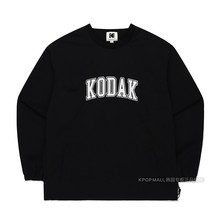 KODAK 23春季 新品 男女休闲上衣套头轻薄潮流圆领长袖 卫衣 韩国代购