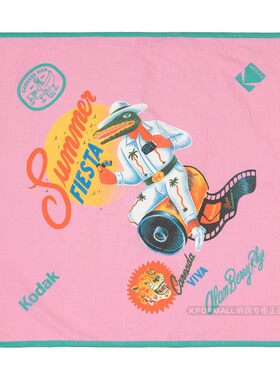 KODAK桑蚕丝卡通小方巾