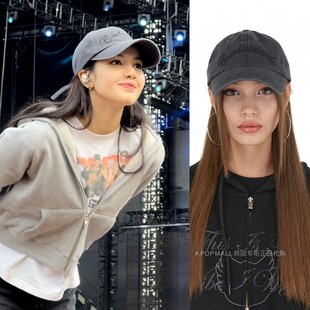 [ITZAVIBE]韩版ins爆款LISA同款刺绣字母百搭街头鸭舌帽 韩国代购