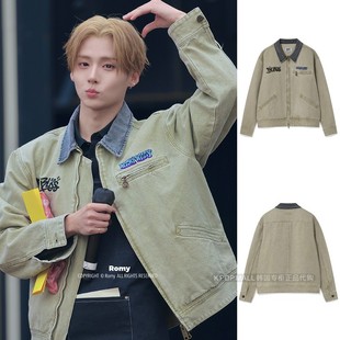 撞色领工装 WACKY ALPHADRIVEONE李相沅同款 韩国代购 夹克 WILLY