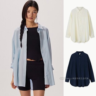 25春女宽松轻薄百搭简约通勤运动休闲衬衫 MUDRA BUDHI 韩国代购