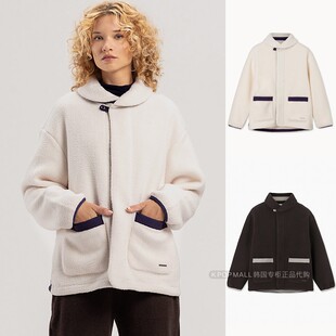 25新品 韩国代购 MUDRA BUDHI 柔软保暖放松范儿绒布夹克外套 直邮