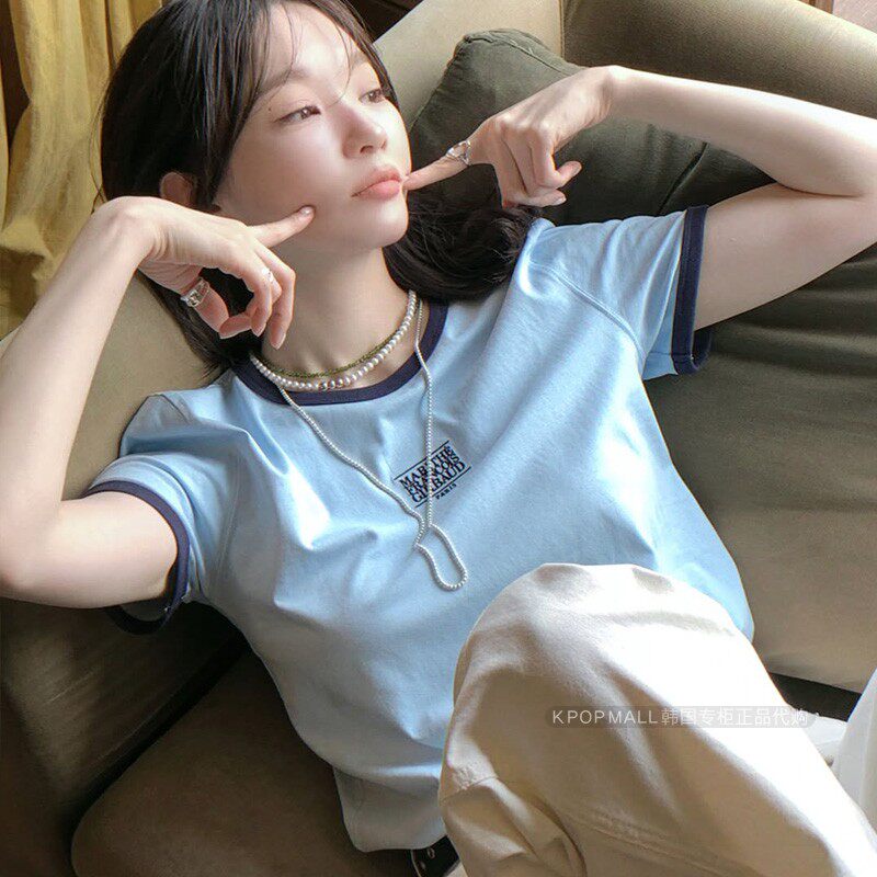 短袖T恤MARITHÉ姜敏京同款
