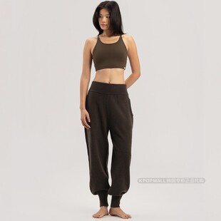 MUDRA BUDHI 25新品 女款 韩国代购 宽松柔软亲肤束脚瑜伽长裤 直邮