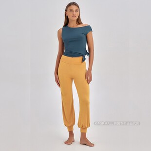 简约水壶脚踝裤 MUDRA Simple ankle 韩国代购 pants瑜伽长裤 BUDHI