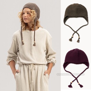 MUDRA 25冬季 针织耳夹式 直邮 毛线帽 时尚 BUDHI 经典 韩国代购 新品