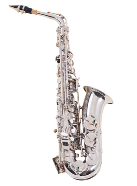 津宝中音萨克斯 bE调 镀镍JBAS-210降B调 中萨 中音弯管