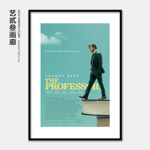 电影海报挂画教授约翰尼·德普