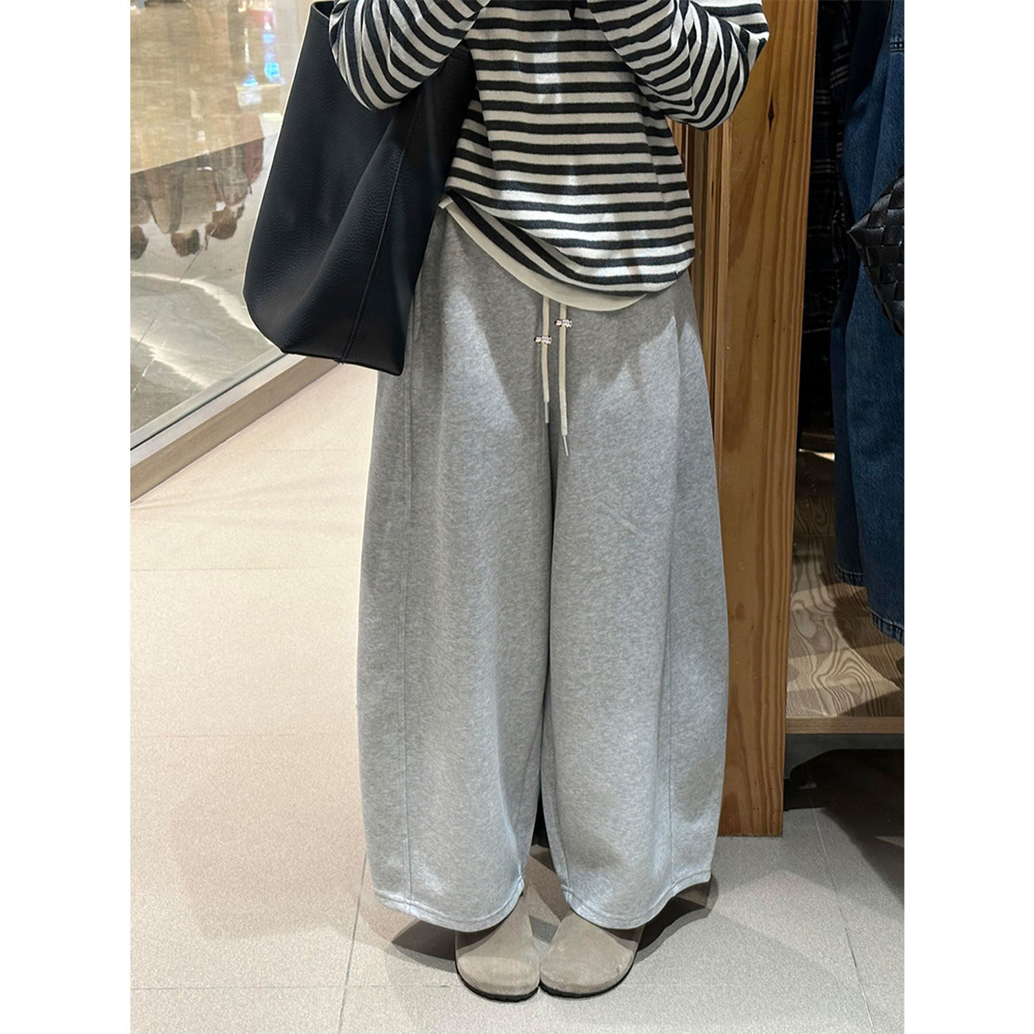 孕妇阔腿运动裤子九分春秋季2025新款外穿宽松显瘦休闲卫裤弯刀裤,孕妇装/孕产妇用品/营养,孕妇休闲裤,淘宝优惠券,粉丝福利购,淘宝优惠卷