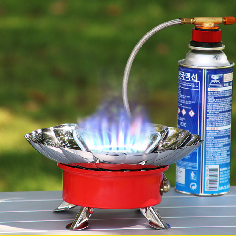 户外炉具露营便携式防风炉头野营野炊装备卡式炉炊具野餐燃气炉