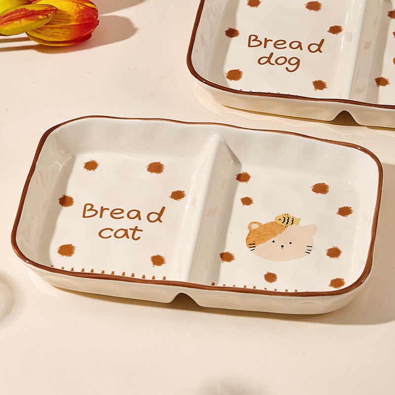 卡通早餐可爱211分格盘一人食餐具三格儿童餐盘分餐盘子减脂减肥