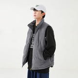 灯芯绒棉马甲男冬季日系复古加厚立领棉服情侣外套-8516-P68黑色，男装背心/马甲，星座307-3(原516-1)