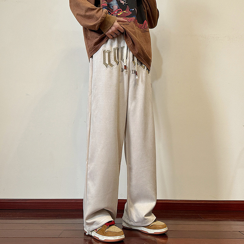 裤子男高街ins潮牌设计感小众卫裤美式嘻哈运动休闲裤-G01-P45,男装休闲裤,星座307-3(原516-1)