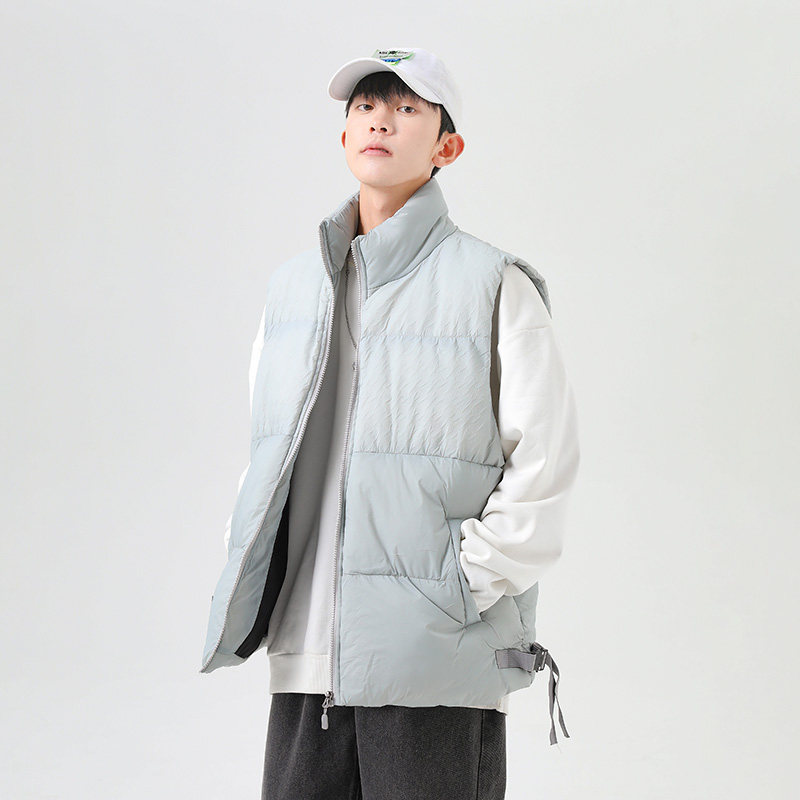 日系cityboy工装羽绒棉马甲冬季坎肩棉服休闲棉背心-8515-P70浅灰,男装背心/马甲,星座307-3(原516-1)