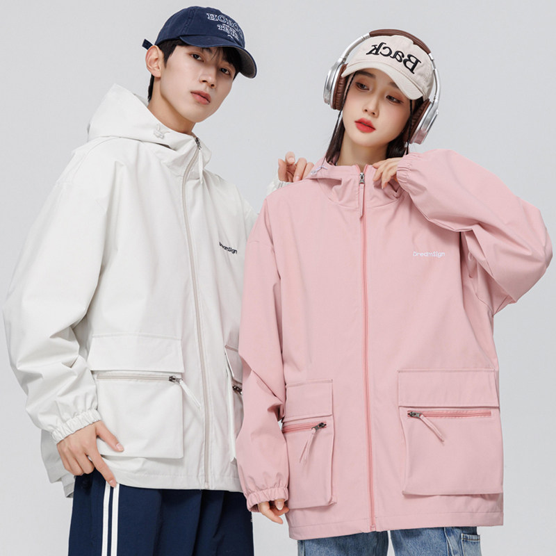 山系户外防水情侣春秋季冲锋衣男女三防登山服夹克-JK03-P68无影,男装夹克,星座307-3(原516-1)