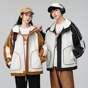2024春冲锋衣户外防风防水夹克三防男女款外套潮服-JK08-P68无影图片